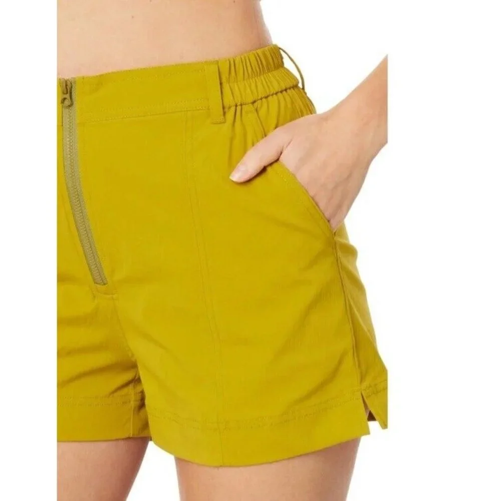 Madewell Taiyaki Zip Hike Shorts Circus lime Green Size Medium
